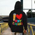 Teens Graduation I Heart My Teachers I Love My Teachers Men's Hoodie Back Print, funny design Teens Graduation I Heart My Teachers I Love My Teachers Men's Hoodie Back Print, funny design