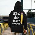 Lets Do This Test Day State Testing Teacher Motivational Men's Hoodie Back Print, funny design Lets Do This Test Day State Testing Teacher Motivational Men's Hoodie Back Print, funny design