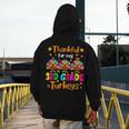 Thankful For My 3rd Grade Turkeys Thanksgiving Teacher Kids Men's Hoodie Back Print, funny design Thankful For My 3rd Grade Turkeys Thanksgiving Teacher Kids Men's Hoodie Back Print, funny design