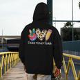 Tie Dye Hippie Peace Love Teach Teacher Appreciation Men's Hoodie Back Print, funny design Tie Dye Hippie Peace Love Teach Teacher Appreciation Men's Hoodie Back Print, funny design