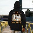 TK Boo Crew Preppy Halloween Floral Ghost TK Teacher Team TK Men's Hoodie Back Print, funny design TK Boo Crew Preppy Halloween Floral Ghost TK Teacher Team TK Men's Hoodie Back Print, funny design