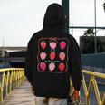 TK Is My Jam Transitional Kindergarten TK Teacher Strawberry Men's Hoodie Back Print, funny design