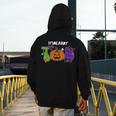TOD Itinerant Teacher Of The Deaf Halloween ASL Interpreters Men's Hoodie Back Print, funny design TOD Itinerant Teacher Of The Deaf Halloween ASL Interpreters Men's Hoodie Back Print, funny design