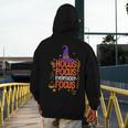 Witchy Halloween Hocus Pocus Everybody Focus Teacher Pumpkin Men's Hoodie Back Print, funny design Witchy Halloween Hocus Pocus Everybody Focus Teacher Pumpkin Men's Hoodie Back Print, funny design