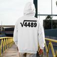 67 Meme Square Root 4489 Six Seven Slang Math Teacher Men's Hoodie Back Print, funny design 67 Meme Square Root 4489 Six Seven Slang Math Teacher Men's Hoodie Back Print, funny design
