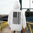 ASL Flag Sign Language Deaf ASL Teacher For Men Women Men's Hoodie Back Print, funny design