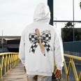 Back To School Hello Fifth Grade Teacher Coquette Pencil Bow Men's Hoodie Back Print, funny design