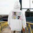 Back To School Third Grade Teacher First Day Of 3rd Grade Men's Hoodie Back Print, First Grade Teacher Gifts, funny design Back To School Third Grade Teacher First Day Of 3rd Grade Men's Hoodie Back Print, First Grade Teacher Gifts, funny design