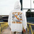 You Can't Scare Me I Teach 6th Grade Retro Teacher Halloween Men's Hoodie Back Print, funny design