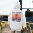Take Chances Make Mistakes Get Messy Vintage Teacher Life Men's Hoodie Back Print, funny design Take Chances Make Mistakes Get Messy Vintage Teacher Life Men's Hoodie Back Print, funny design