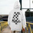 Checkered Fourth Grade Back To School Teachers Students Men's Hoodie Back Print, funny design Checkered Fourth Grade Back To School Teachers Students Men's Hoodie Back Print, funny design