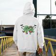 Creepin It Real Monster School Preschool Teacher Halloween Men's Hoodie Back Print, funny design