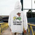 Electricity Explained Physics Nerd I Teacher School Men's Hoodie Back Print, funny design Electricity Explained Physics Nerd I Teacher School Men's Hoodie Back Print, funny design