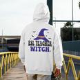 ESL Teacher Witch Halloween Matching Group Costume Men's Hoodie Back Print, Esl Teacher Gifts, funny design