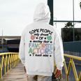 Favorite Actors Theater Drama Teacher Drama Teaching Men's Hoodie Back Print, funny design