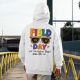 Field Day 2025 Let The Games Begin Kids Boys Girls Teachers Men's Hoodie Back Print, funny design