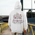 Floral Book a New Chapter Begins Retired Retirement Teacher Men's Hoodie Back Print, funny design Floral Book a New Chapter Begins Retired Retirement Teacher Men's Hoodie Back Print, funny design