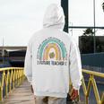 Future Teacher Cute Rainbow Leopard Teacher Outfit For Men Women Girls Kids Men's Hoodie Back Print, Future Teacher Gifts, funny design Future Teacher Cute Rainbow Leopard Teacher Outfit For Men Women Girls Kids Men's Hoodie Back Print, Future Teacher Gifts, funny design