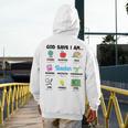 God Says Im Teacher Christian Back To School Religious Men's Hoodie Back Print, funny design God Says Im Teacher Christian Back To School Religious Men's Hoodie Back Print, funny design
