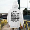 Halloween Art Teacher Prisoner Costume Men's Hoodie Back Print, funny design Halloween Art Teacher Prisoner Costume Men's Hoodie Back Print, funny design