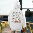 Halloween PE Teacher Spooky Physical Education Teacher Men's Hoodie Back Print, Pe Teacher Gifts, funny design