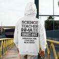 Halloween Science Teacher Prisoner Costume Men's Hoodie Back Print, Science Teacher Gifts, funny design Halloween Science Teacher Prisoner Costume Men's Hoodie Back Print, Science Teacher Gifts, funny design