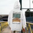 Halloween Teacher I'Ll Just Wait Until It's Quiet Men's Hoodie Back Print, funny design