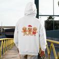 Hanging With My Cookies Gingerbread Christmas Teacher Xmas Men's Hoodie Back Print, funny design Hanging With My Cookies Gingerbread Christmas Teacher Xmas Men's Hoodie Back Print, funny design