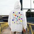 Happy Dot Day 2025 Polka Dot Boys Girls Kids Teacher Dot Day Men's Hoodie Back Print, funny design Happy Dot Day 2025 Polka Dot Boys Girls Kids Teacher Dot Day Men's Hoodie Back Print, funny design