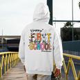 Happy First Day Of School PE Teacher Life Back To School Men's Hoodie Back Print, Pe Teacher Gifts, funny design