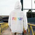 Happy Fri Yay Teacher Friday Saying Men's Hoodie Back Print, funny design Happy Fri Yay Teacher Friday Saying Men's Hoodie Back Print, funny design