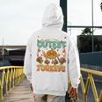 Humor I Teach The Cutest Turkeys Thanksgiving Teacher Men's Hoodie Back Print, funny design Humor I Teach The Cutest Turkeys Thanksgiving Teacher Men's Hoodie Back Print, funny design