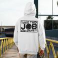 Take This Job And Shove It Teacher And Technician Work For Men Women Men's Hoodie Back Print, funny design