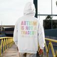 Kids AUTISM IS NOT A TRAGEDY IGNORANCE IS Proud Teacher Crew Men's Hoodie Back Print, funny design Kids AUTISM IS NOT A TRAGEDY IGNORANCE IS Proud Teacher Crew Men's Hoodie Back Print, funny design