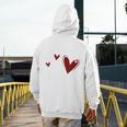 Kindergarten Has My Heart Buffalo Print Teacher Valentine Men's Hoodie Back Print, funny design Kindergarten Has My Heart Buffalo Print Teacher Valentine Men's Hoodie Back Print, funny design