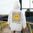 Kindergarten Squad Smile Face Teachers Kids Back To School Men's Hoodie Back Print, funny design