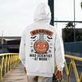 Mad Scientist Pumpkin Science Teacher Halloween Costume Kids Men's Hoodie Back Print, Science Teacher Gifts, funny design Mad Scientist Pumpkin Science Teacher Halloween Costume Kids Men's Hoodie Back Print, Science Teacher Gifts, funny design