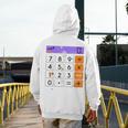 Math Teacher Halloween Costume Calculator Math Pun Men's Hoodie Back Print, funny design Math Teacher Halloween Costume Calculator Math Pun Men's Hoodie Back Print, funny design