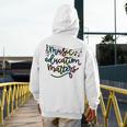 Music Education Matters Music Teacher Appreciation Women Men's Hoodie Back Print, funny design