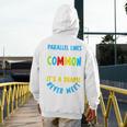 Parallel Lines Math Pun – Teacher Humor Men's Hoodie Back Print, funny design