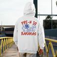 Pre-K Is Bananas Teacher Back To School Chaos Coordinator Men's Hoodie Back Print, funny design Pre-K Is Bananas Teacher Back To School Chaos Coordinator Men's Hoodie Back Print, funny design