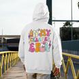 Retro Groovy In My Teaching Era Best Teacher Appreciation Men's Hoodie Back Print, Groovy Teacher Gifts, funny design