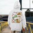 Retro Howdy Pre-K Back To School Western Teacher Men's Hoodie Back Print, funny design