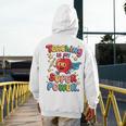 Retro Teaching Is My Superpower Apple Teacher Appreciation Men's Hoodie Back Print, funny design