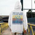 Science It's Like Magic But Real Science Teacher Geek Nerd Men's Hoodie Back Print, Science Teacher Gifts, funny design