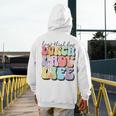 Soul Bleach Teacher Staff First Day Of School Last Hugs & High Fives Lunch Lady Vibes Blue Classic Fit Men's Hoodie Back Print, funny design Soul Bleach Teacher Staff First Day Of School Last Hugs & High Fives Lunch Lady Vibes Blue Classic Fit Men's Hoodie Back Print, funny design