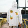 I Teach The Cutest Pumpkins In The Patch Teacher Men's Hoodie Back Print, funny design