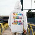 Teacher We Are Like a Box Of Crayons Back To School Men's Hoodie Back Print, funny design Teacher We Are Like a Box Of Crayons Back To School Men's Hoodie Back Print, funny design