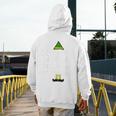 Teacher Christmas Teaching Is My Favorite Men's Hoodie Back Print, funny design