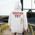 Teacher Growth Mindset Power Of Yet Men's Hoodie Back Print, funny design Teacher Growth Mindset Power Of Yet Men's Hoodie Back Print, funny design